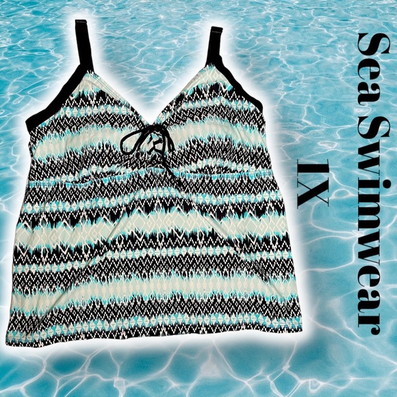 Sea Swimwear- 1X Tankini - Picture 1 of 1